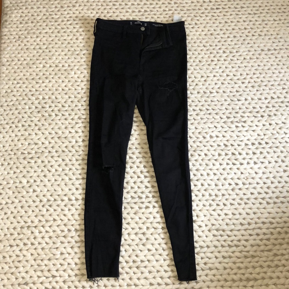 High waisted jeans